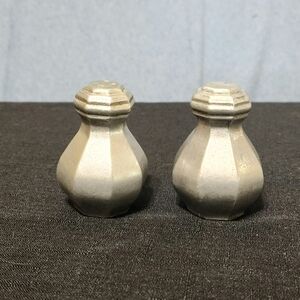 Pewter Salt and Pepper Shakers